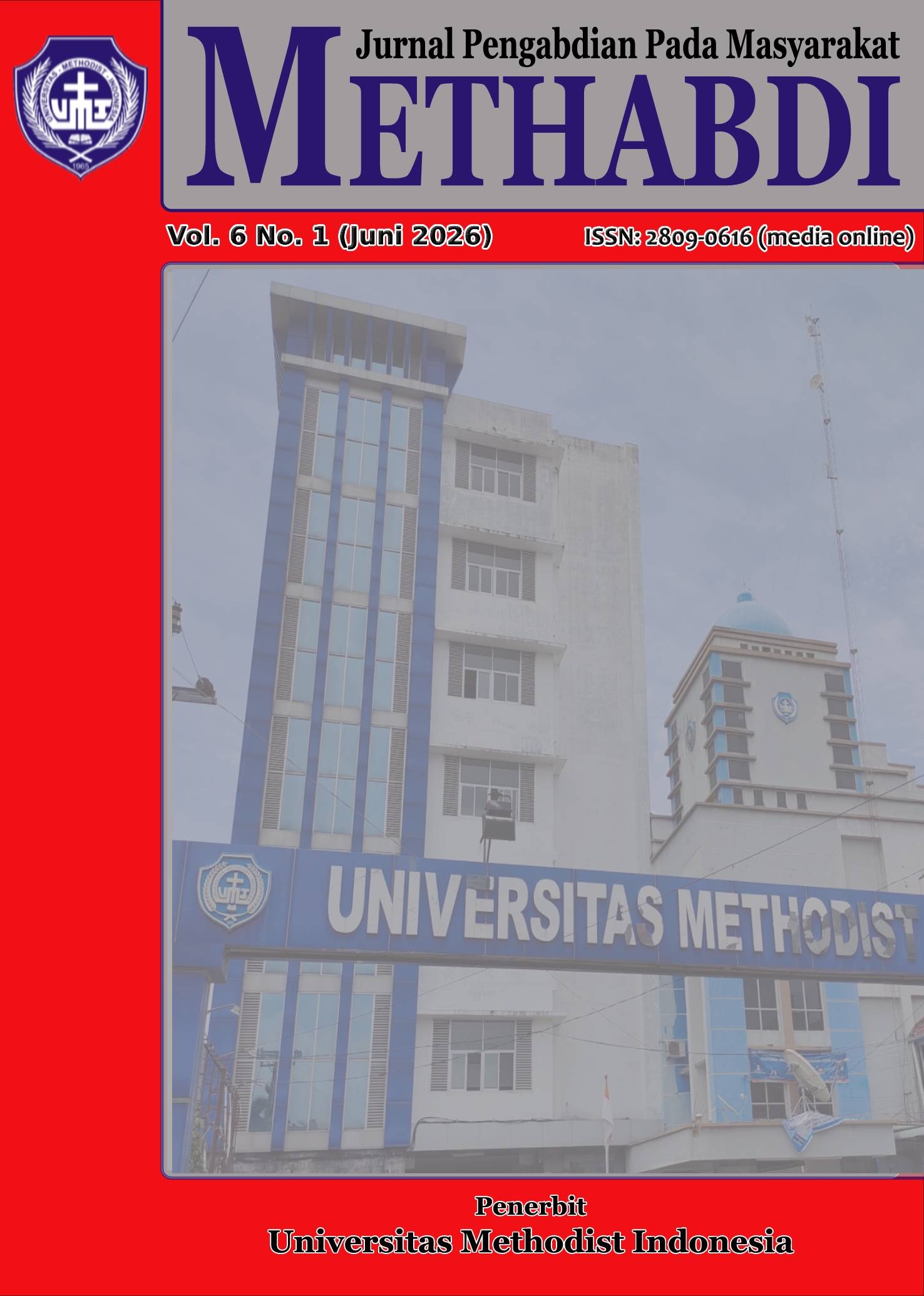 					View Vol. 6 No. 1 (2026): Jurnal Pengabdian Pada Masyarakat METHABDI
				