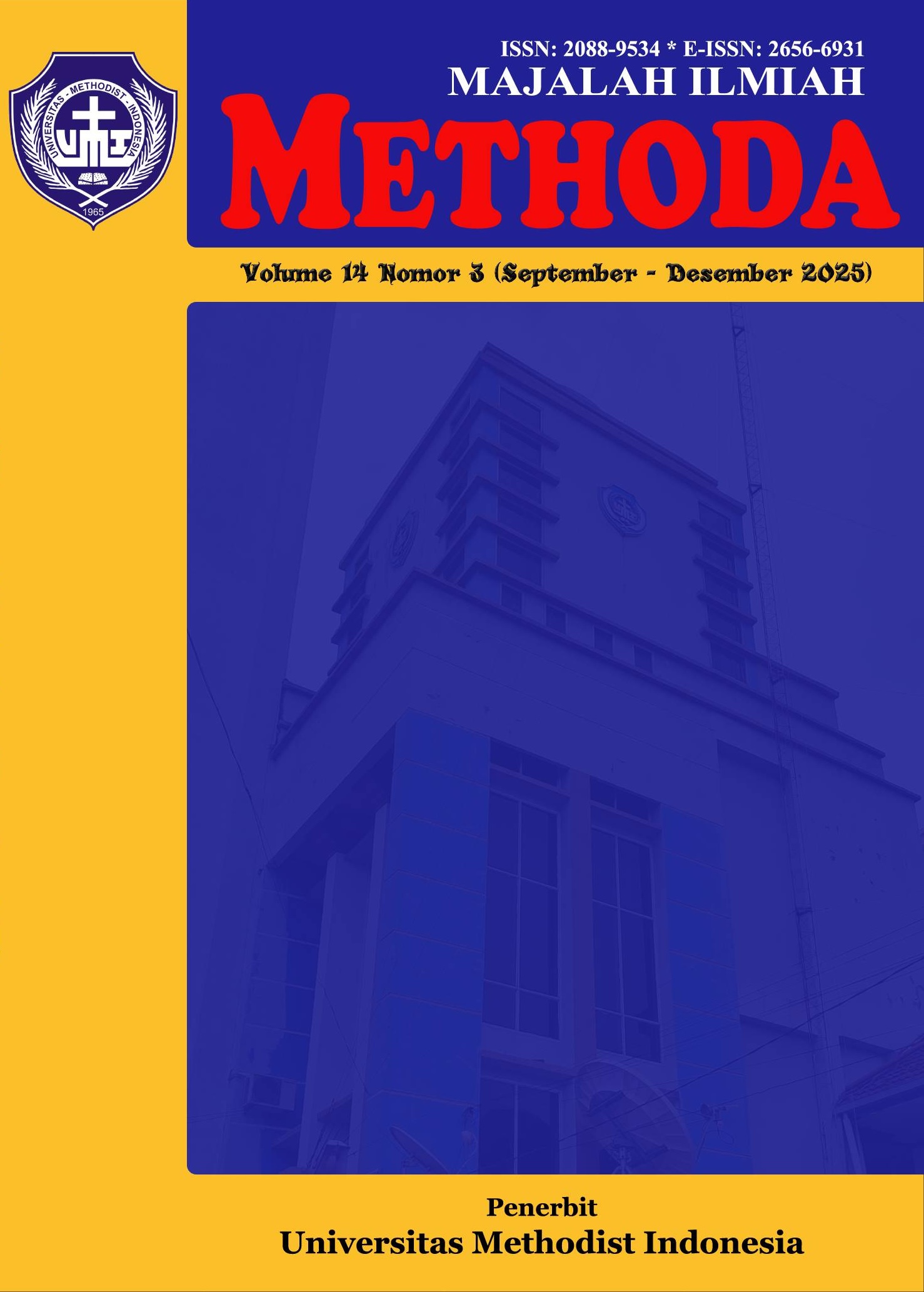 					View Vol. 15 No. 3 (2025): Majalah Ilmiah METHODA
				